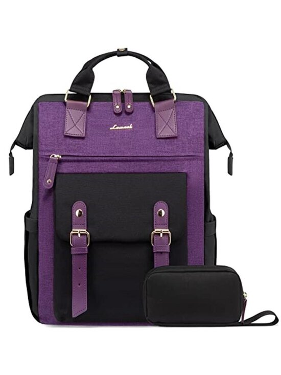Womens Laptop Backpack Purse 15.6 Inch USB Charging Anti Theft Travel College main image 5